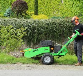 Location rogneuse de souche